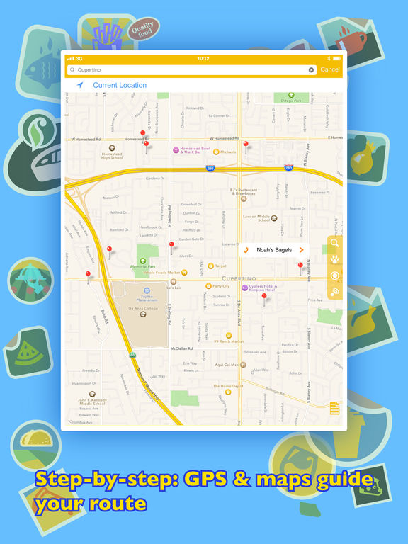 Where To Eat? - Find restaurants using GPS. Screenshots