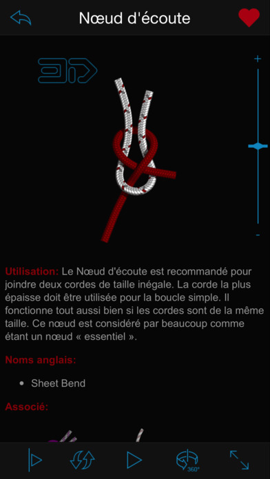 Screenshot Knots 3D (Nœuds)