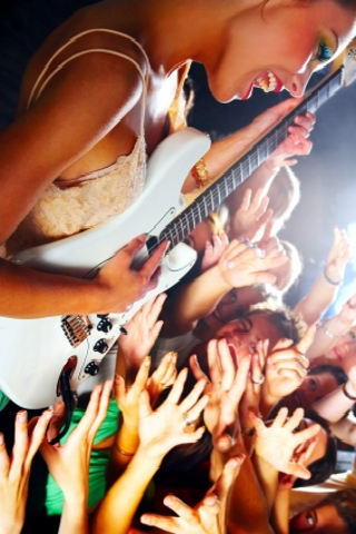 Rock Guitarist Slide Puzzle image #1