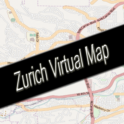 Zurich, Switzerland Virtual Map