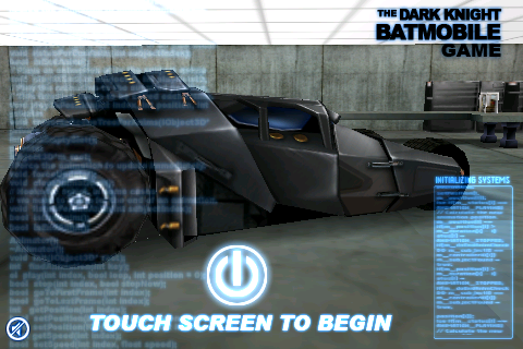 The Dark Knight: Batmobile Game screenshot 1