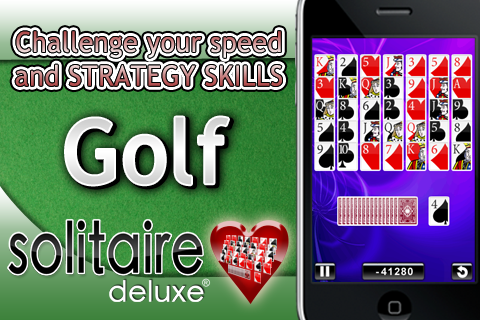 Golf Solitaire Deluxe screenshot 1
