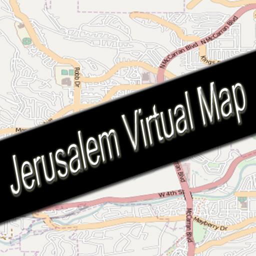 Jerusalem, Israel Virtual Map