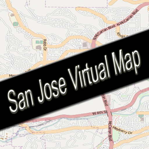 San Jose, California Virtual Map