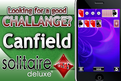 Canfield Solitaire Deluxe screenshot 1