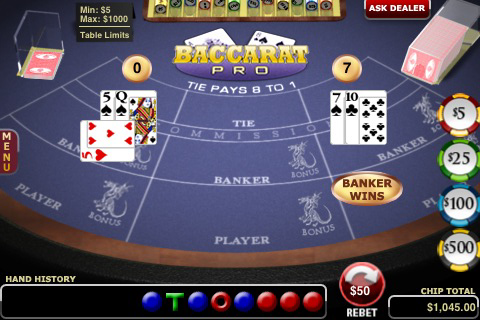 Baccarat Pro screenshot 1