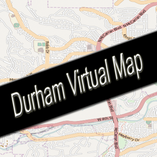 Durham, North Carolina Virtual Map