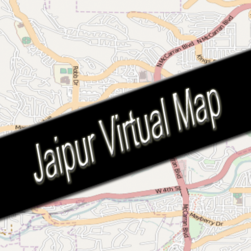 Jaipur, India Virtual Map