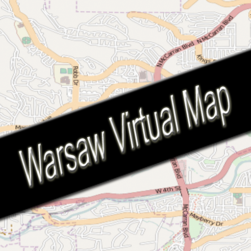 Warsaw, Poland Virtual Map