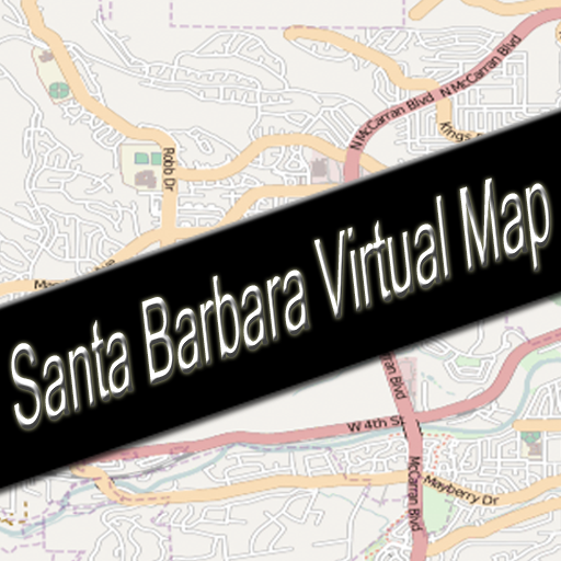 Santa Barbara, California Virtual Map