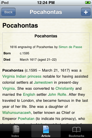 Pocahontas Study Guide image #1