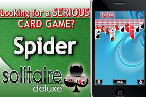 Spider Solitaire Deluxe screenshot 1