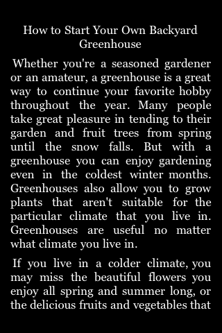 How to Start Your Own Backyard Greenhouse image #1