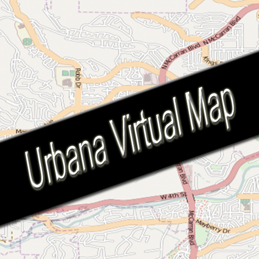 Urbana, Illinois Virtual Map