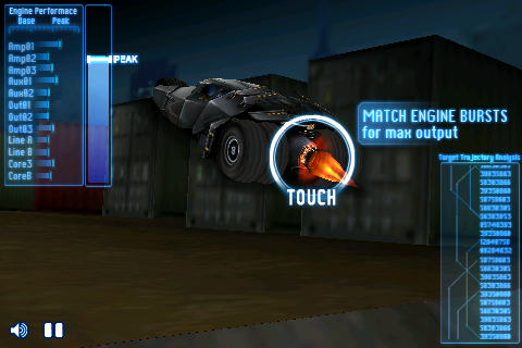 The Dark Knight: Batmobile Game screenshot 2