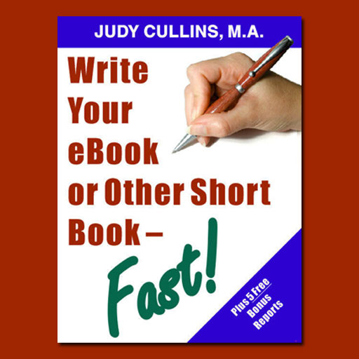 Write your eBook or Other Short Book - Fast!!!