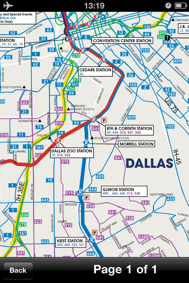 Dallas Maps - Download DART Train Maps and Tourist Guides. for iPhone