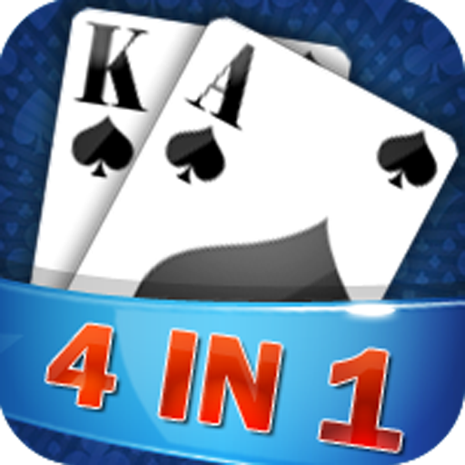 Card 4in1(solitaire，freecell，hearts，spider )HD