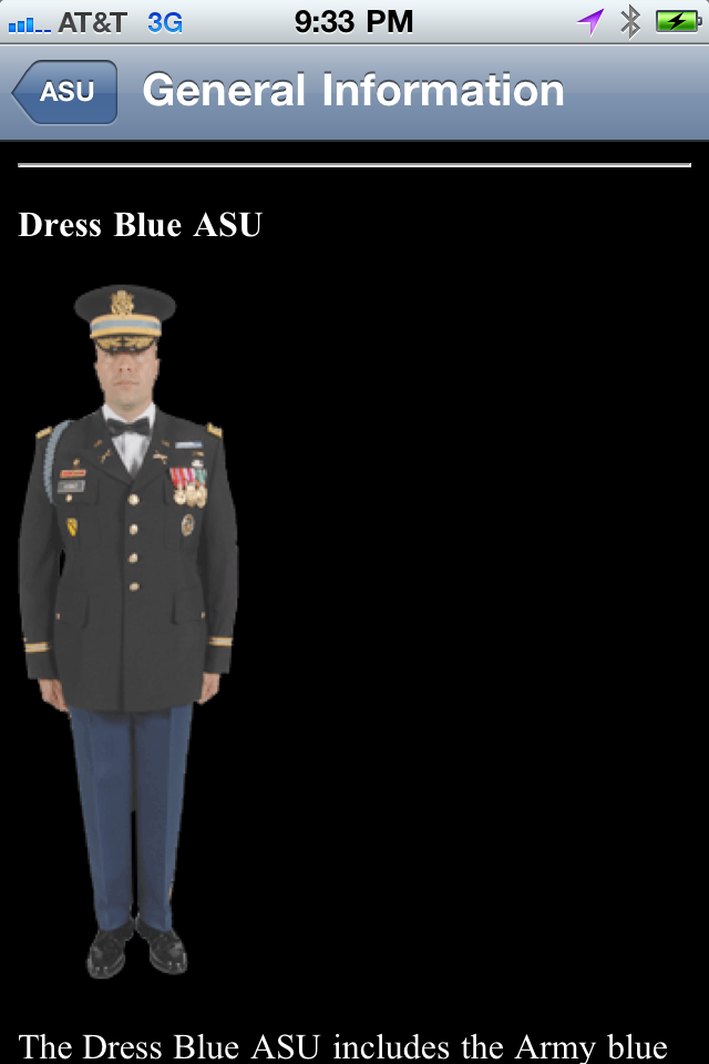 App Shopper: US Army Uniform Guide (Reference)