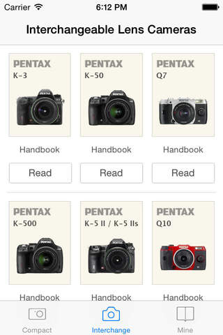 Pentax Camera Handbooks - náhled