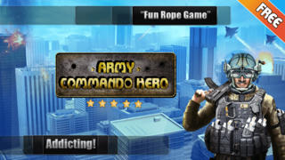Army Commando Rope Hero - Swing and Fly Elite Soldier Escape Free screenshot 1