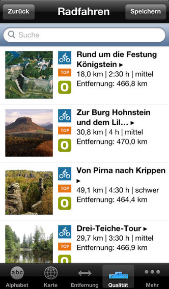 Tourplaner Sächsische Schweiz screenshot 2