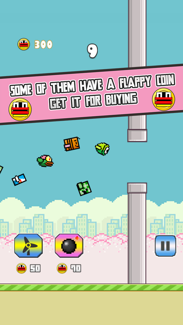Flappy Smash : Flying World Revenge screenshot 2