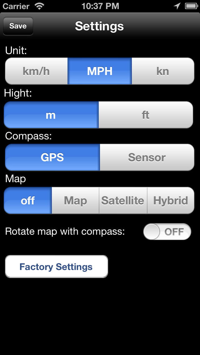 GPS Cyclometer screenshot 4