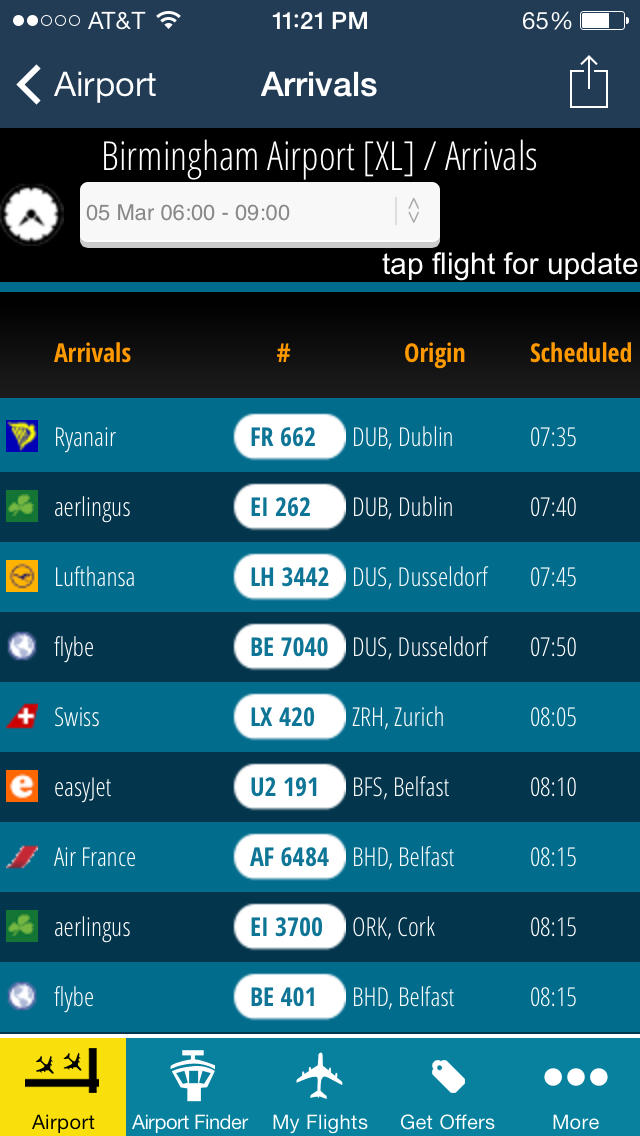 Birmingham Airport (BHX) Flight Tracker screenshot 3