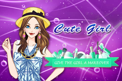 Cute Girl Spring Make Up - náhled