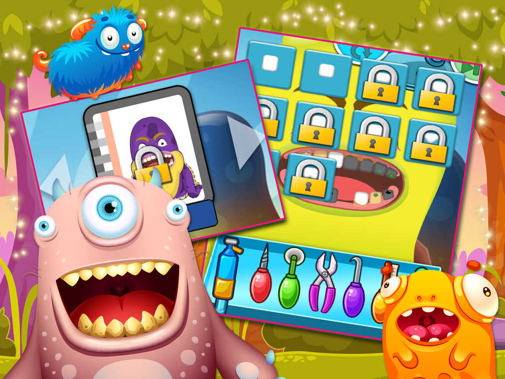 App Shopper: A Silly Monster Dentist 2 Brushing Teeth and Operate Now ...