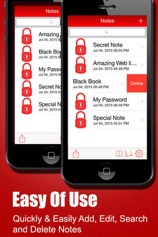 Secure Notes for iPhone, iPad, iPod & Watch - náhled