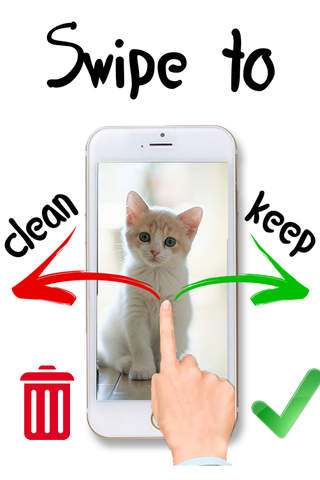 Gallery swipe to clean - náhled