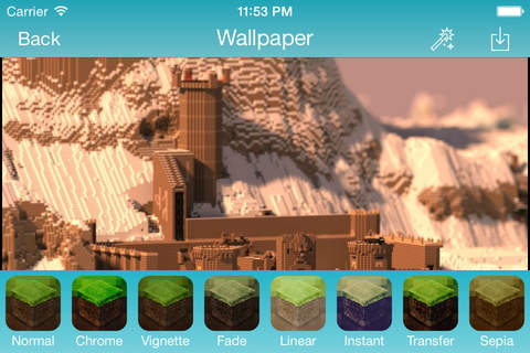 Wallpapers for Minecraft with Filters - náhled