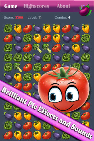 Vegetable Blast Mania - smash hit farm vegetable c - náhled