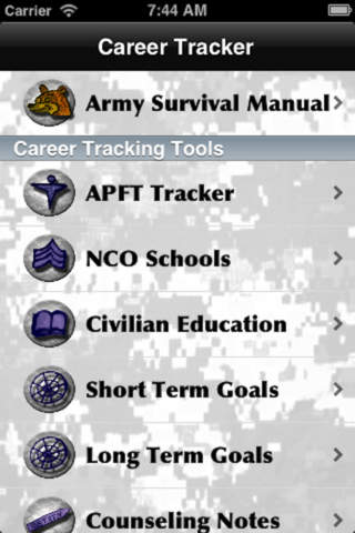 Soldier Career Tracker - náhled