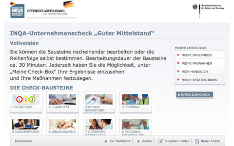 INQA-Unternehmenscheck - náhled