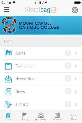 Mount Carmel Catholic College - Skoolbag - náhled