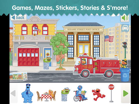 Elmo's Neighborhood: A Sesame Street S'More App screenshot 5