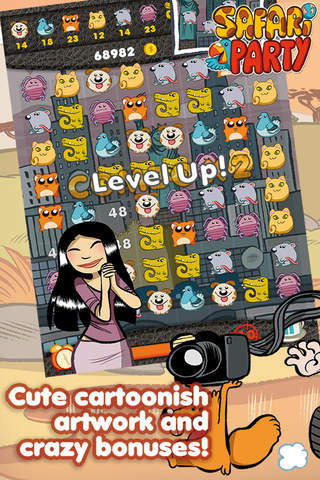 Safari Party - Match3 Puzzle Game with Multiplayer - náhled