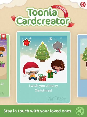Toonia Cardcreator: Holidays - Christmas and New Year’s Greeting Cards for Kids screenshot 4