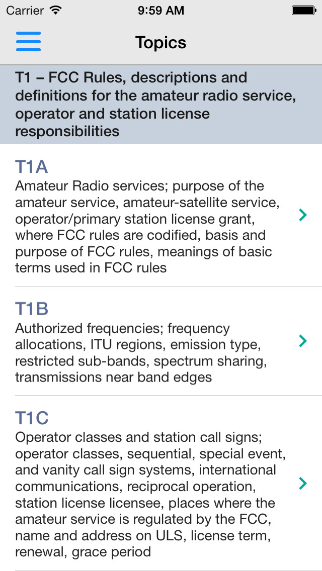 Amateur Radio Technician Test Questions & Answers screenshot 5