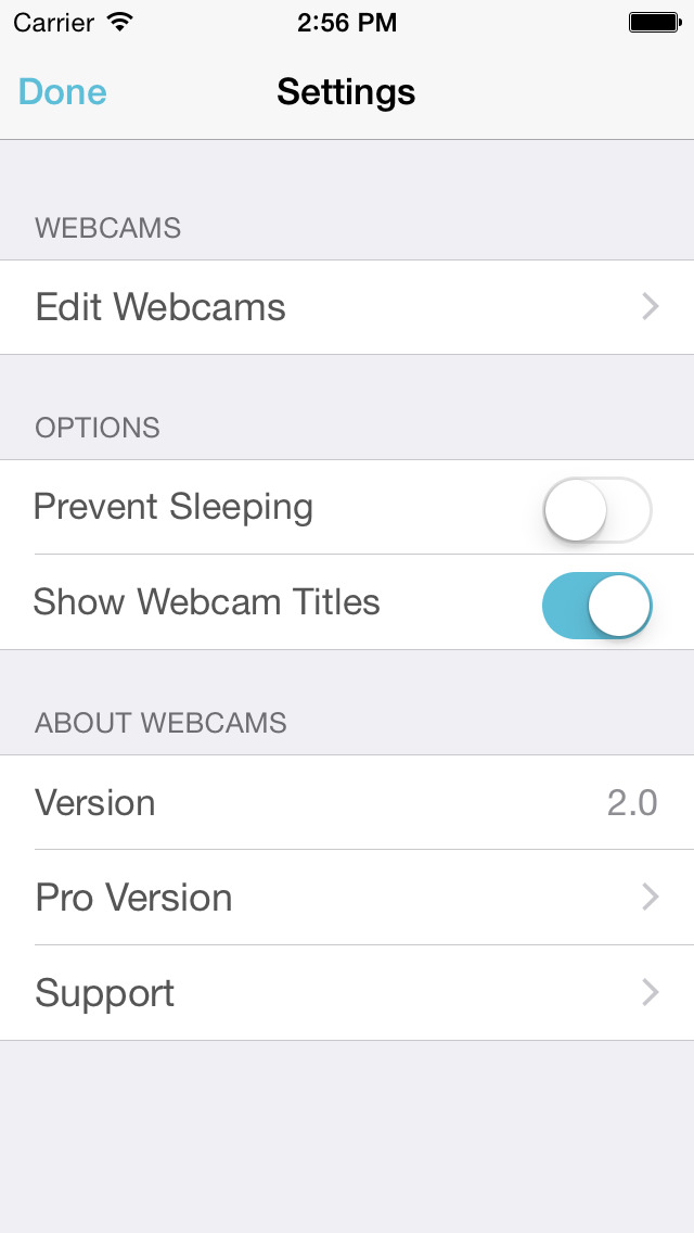 Webcams - watch your Cams screenshot 5