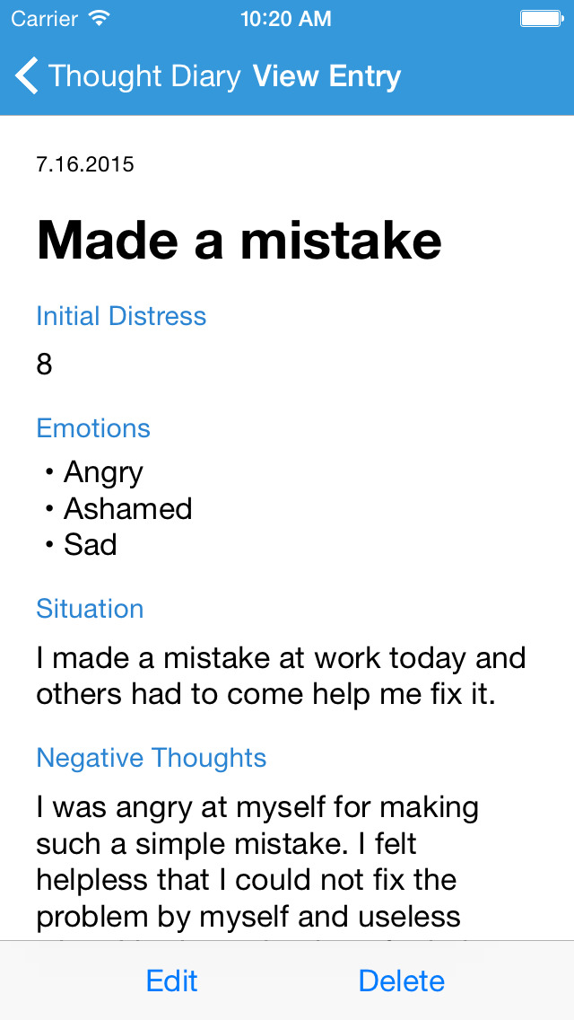 Clarity CBT Thought Diary Apps 148Apps