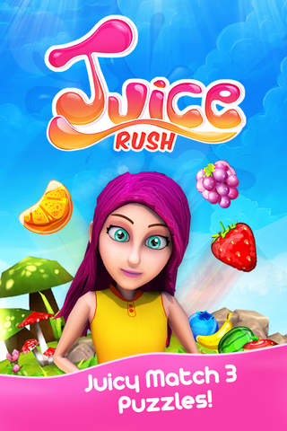 Fruit Juice Rush. Splash Salad In The Smash Puzzle - náhled