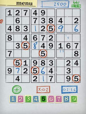 : Sudoku Gold : screenshot 6
