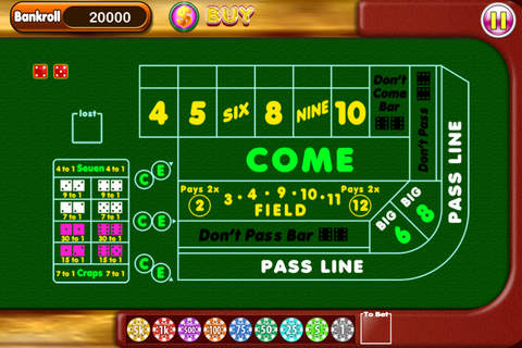 Best Craps Casino Game FREE - Addict Betting! - náhled