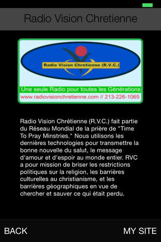 Radio Vision Chrétienne - náhled