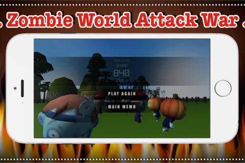 Zombie World Attack War - cool game adventure stra - náhled