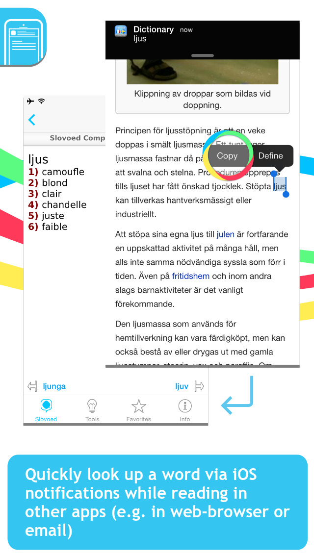 French <-> Swedish Slovoed Compact talking dictionary screenshot 3